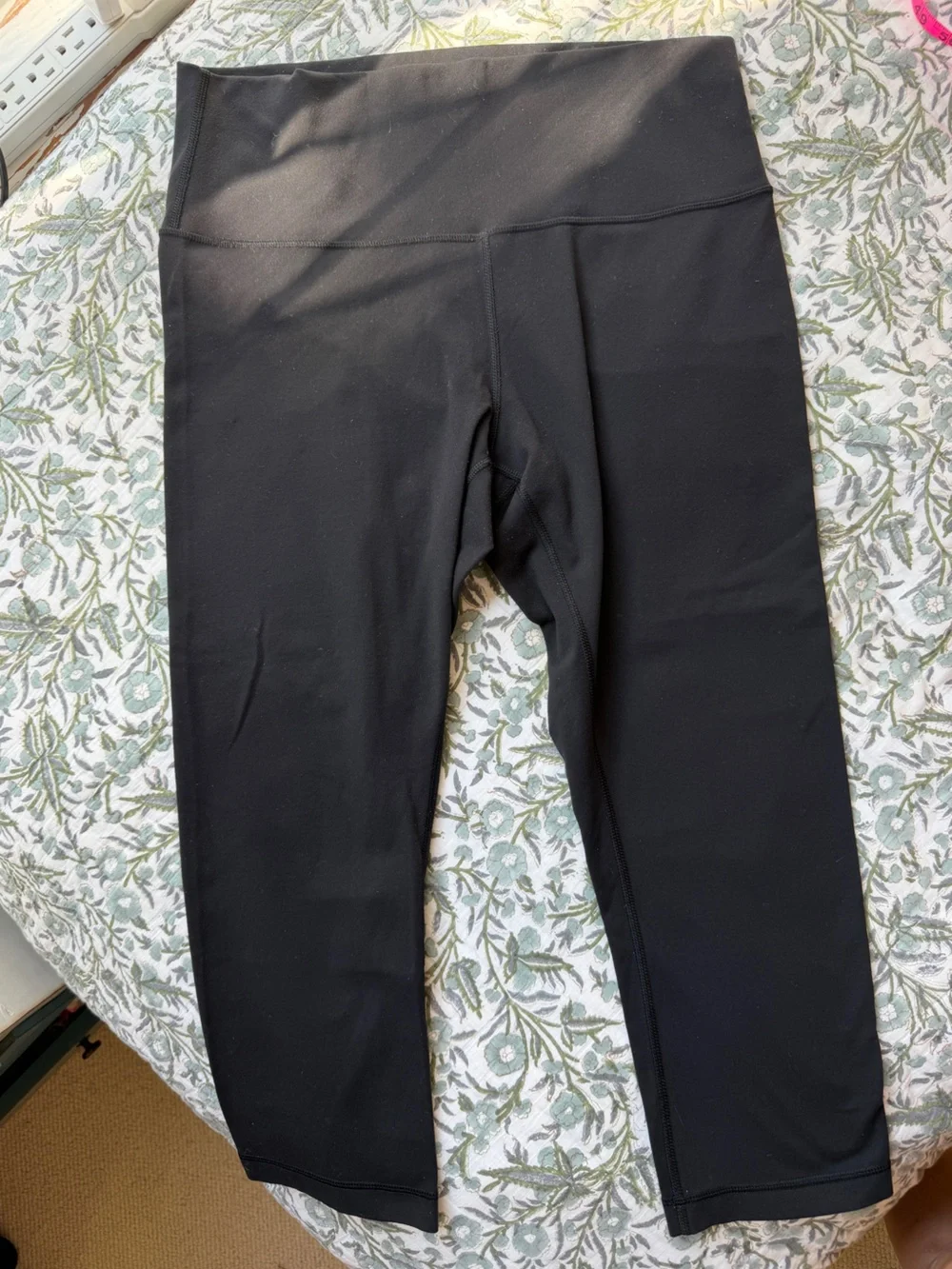 lululemon athletica Black Capri High-Rise Leggings